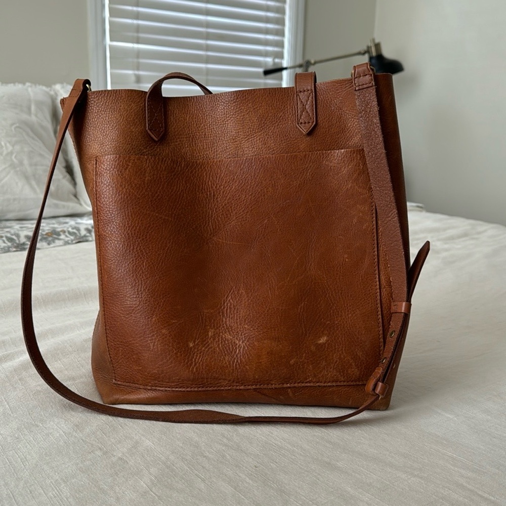 Madewell Brown Leather Crossbody Bag